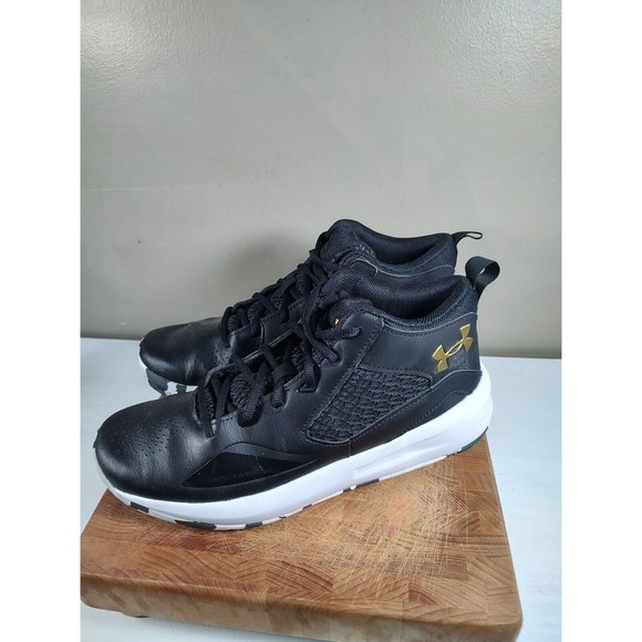 Under Armour Shoes Humble & Hungry Black/Gold Size Men's 9 W - Picture 11 of 16